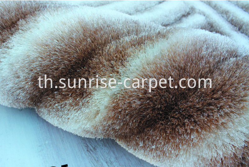 Thin Polyester Shaggy Rug 